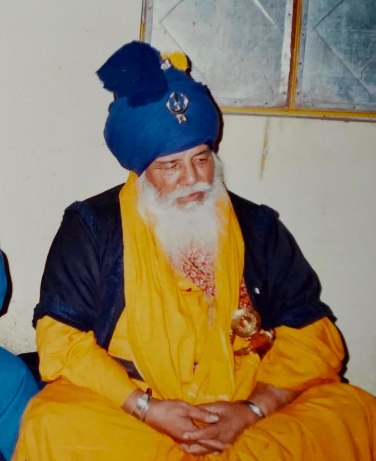 Portrait of Santa Singh seated